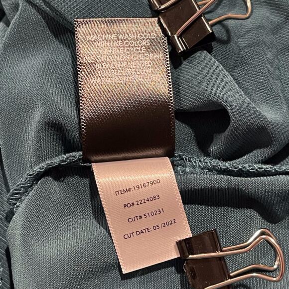 Torrid Bodysuit Ruched Halter Tie 3/4 Puff Sleeve Boho Cottage Retro Green 1 1X - Picture 5 of 7